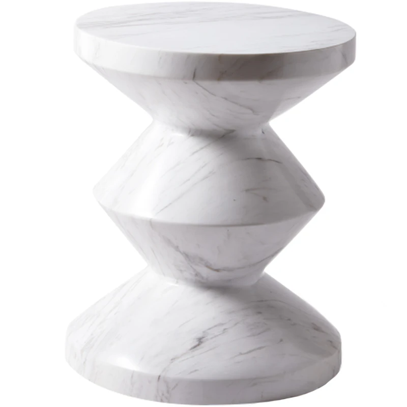 Zig Zag Hocker, Weiß