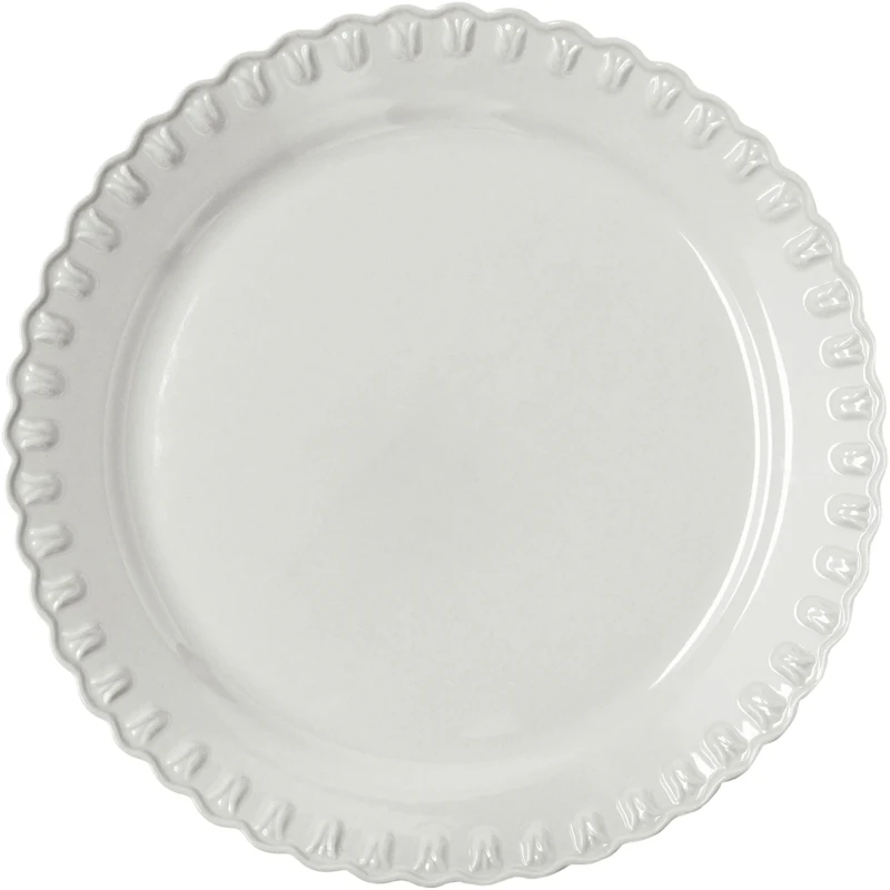 Tulipa Platte 37 cm, Weiß