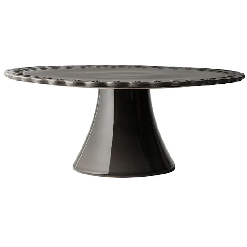 Tulipa Tortenplatte 30 cm, Almost Black