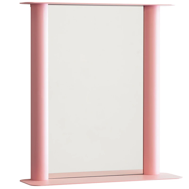 Pipeline Wandspiegel 56x60.6 cm, Rosa