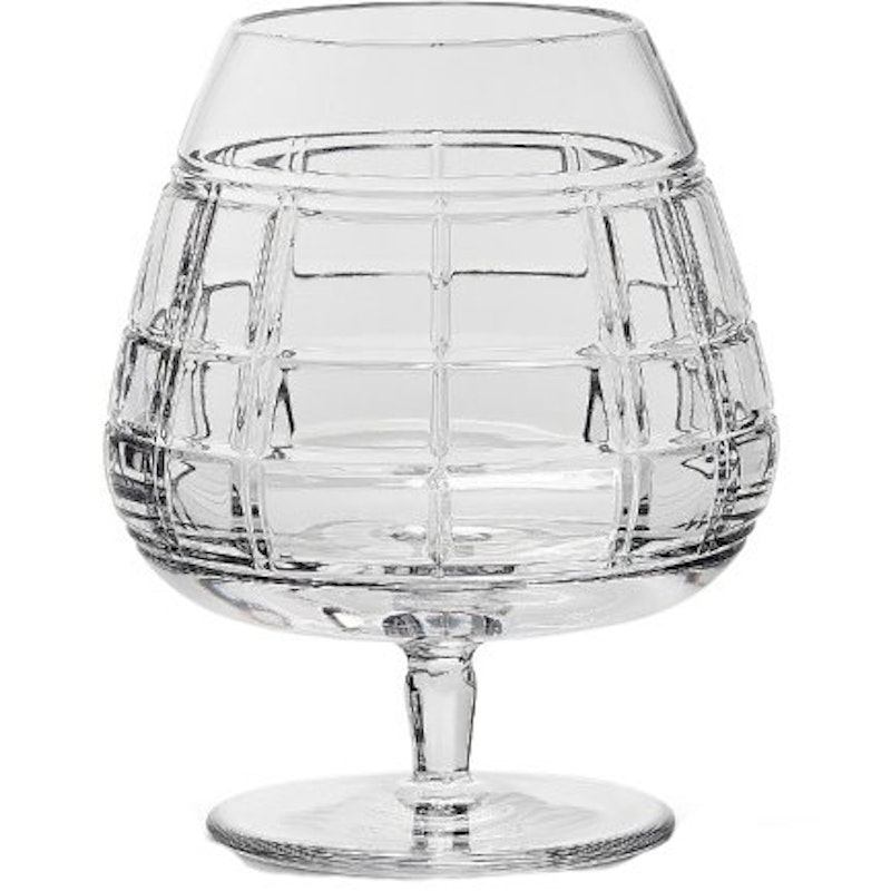 Hudson Plaid Weinbrandglas