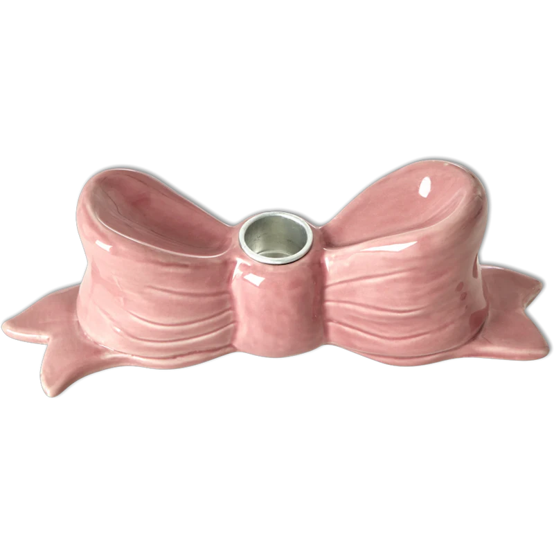 Bow Kerzenhalter Rosa