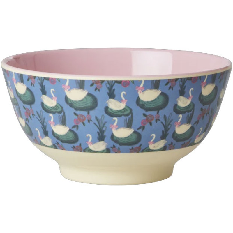 Melamine Bowl 70 cl, Swan Lake