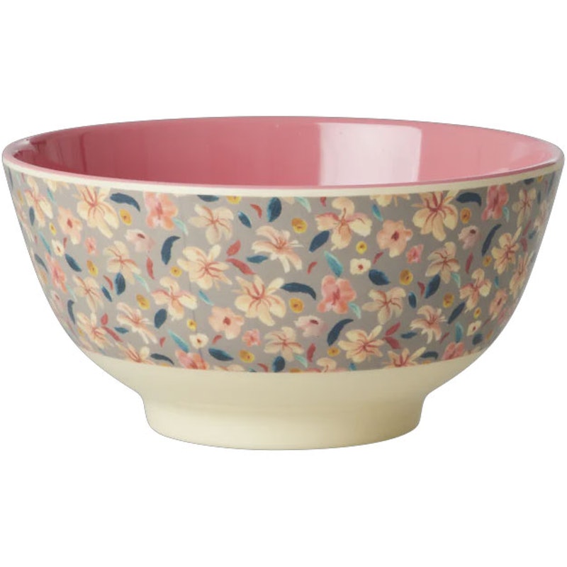 Melamine Bowl 70 cl, Sandy Flower