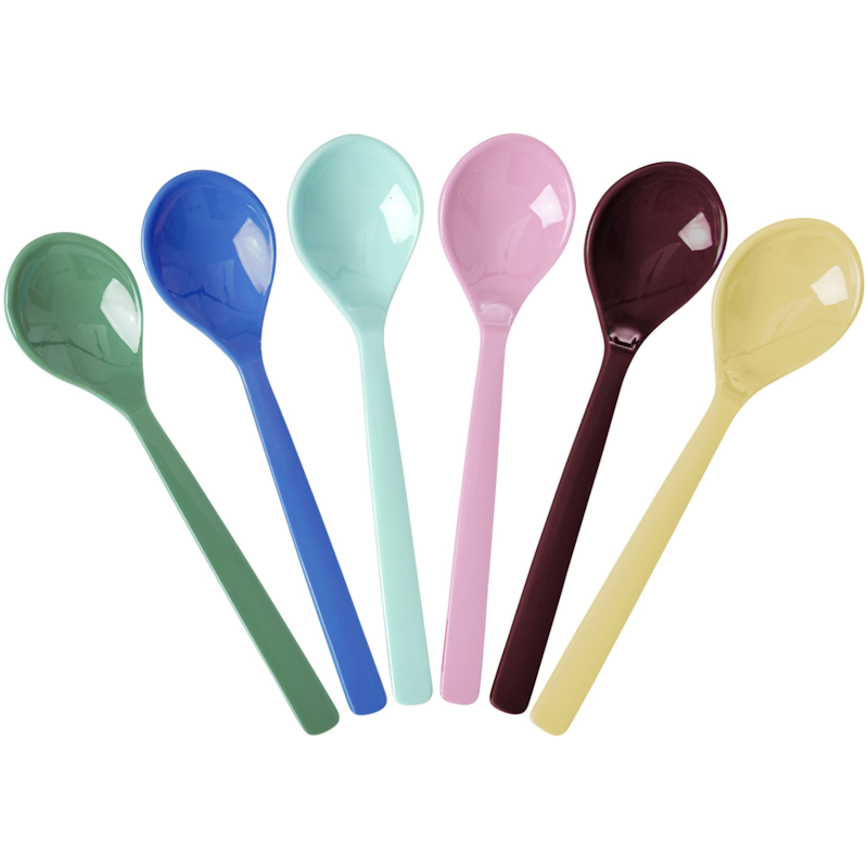 Teelöffel Melamin 6-er Set, Show Your Colors