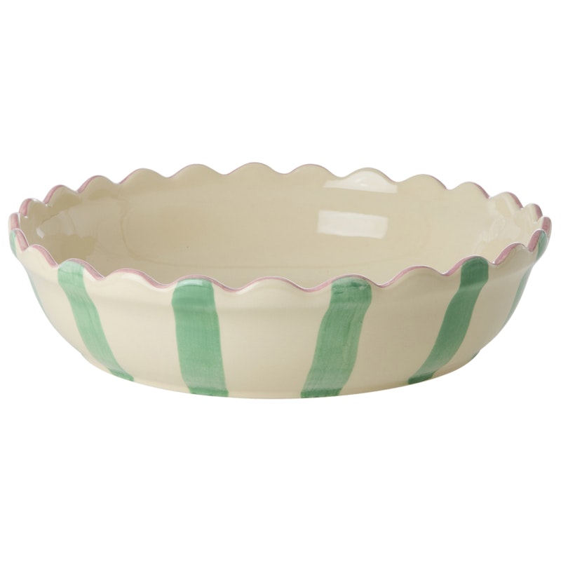 Pastetenform 33 cm, Green Stripe