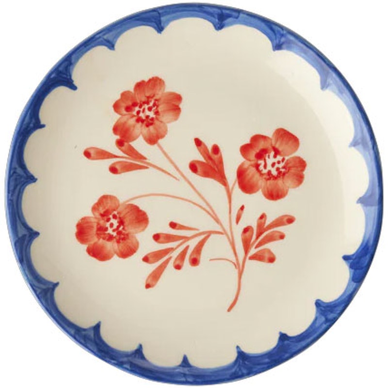 Tortenplatte Keramik 15 cm, Vintage Flower