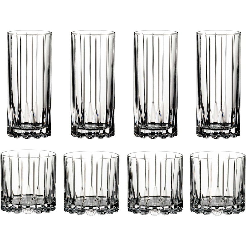 Drink Specific Rocks & Highball Gläser-Set, 8-er Set