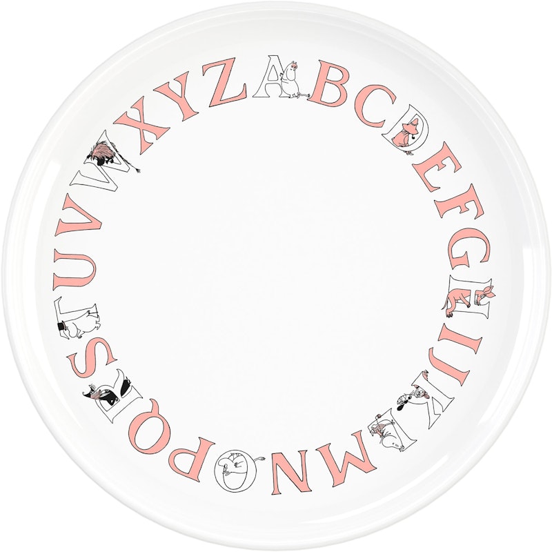 Moomin ABC Teller 20 cm, Salmon