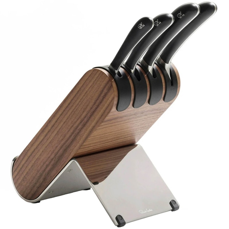 Signature Q Messerblock Mit 4 Messern, Walnussfarben