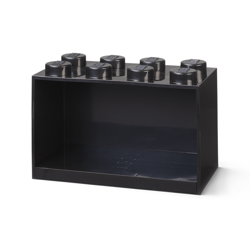 LEGO® Brick Regal 8 Knöpfe, Schwarz