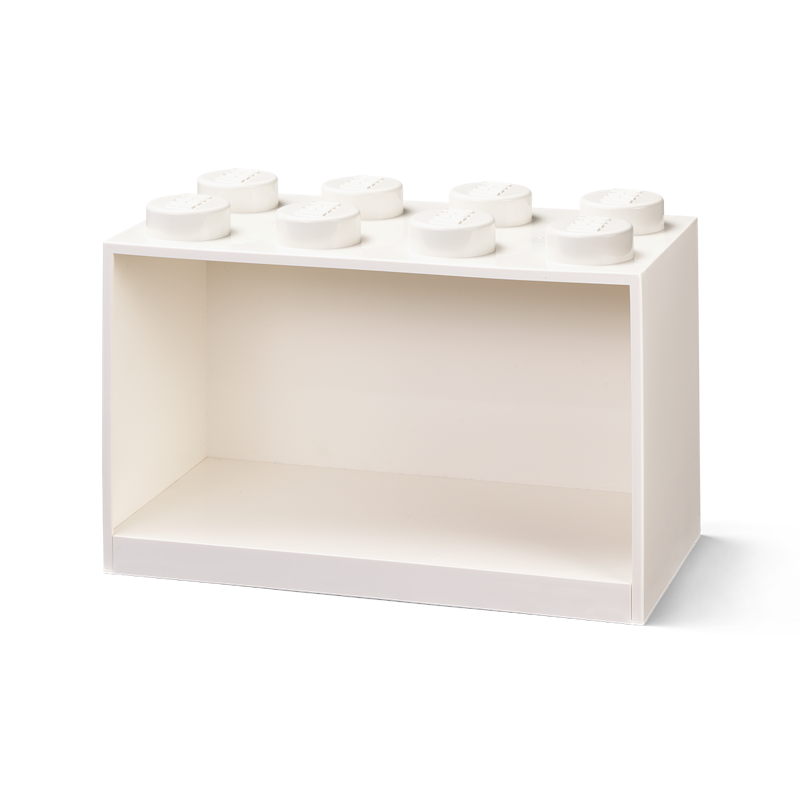 LEGO® Brick Regal 8 Knöpfe, Weiß