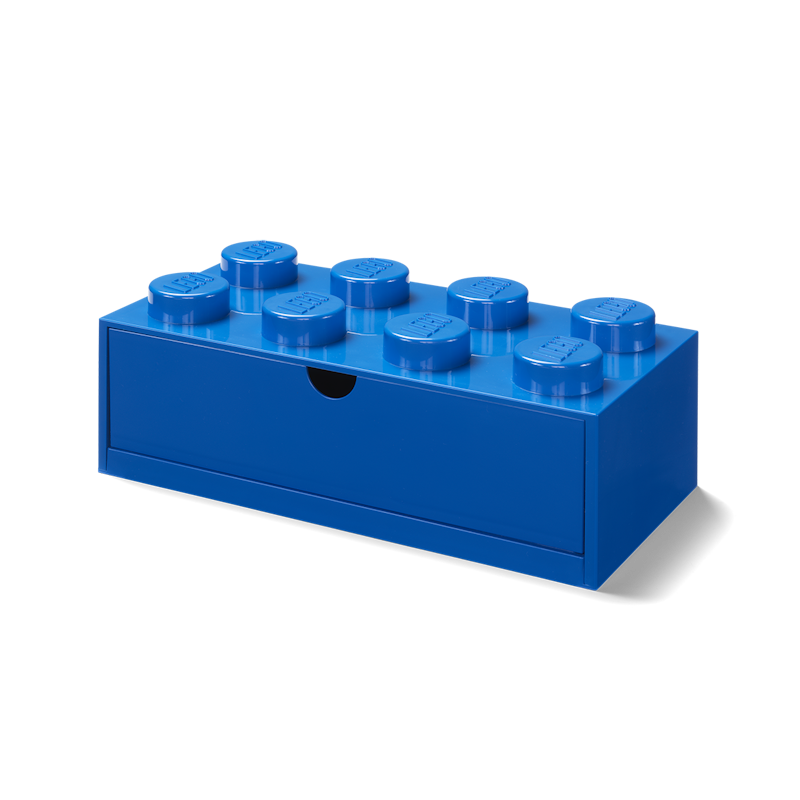 LEGO® Aufbewahrung Mit Schublade 8 Knöpfe, Blau