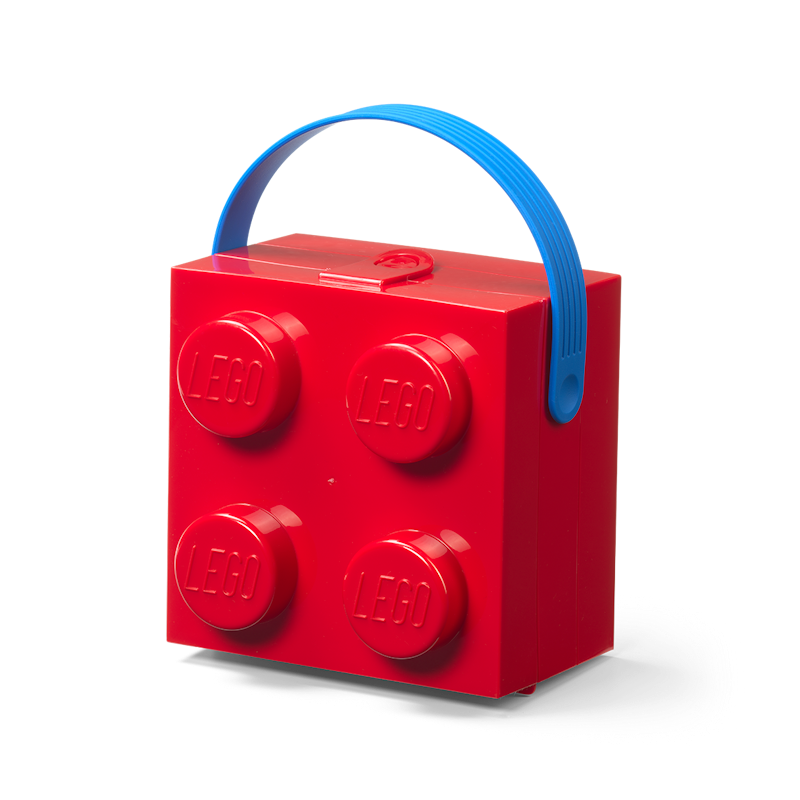 LEGO® Kiste Mit Griff 4 Knöpfe, Rot