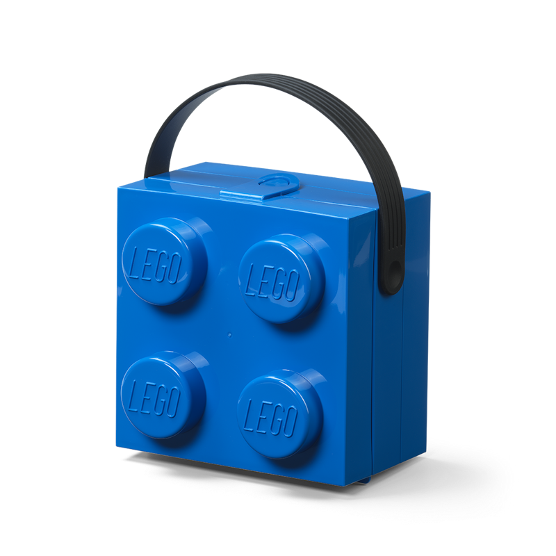 LEGO® Kiste Mit Griff 4 Knöpfe, Blau