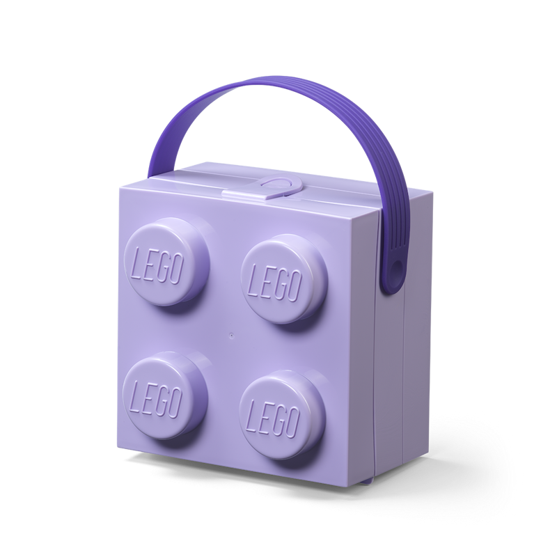 LEGO® Kiste Mit Griff 4 Knöpfe, Lila