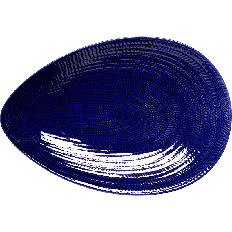Blå Eld Teller 20x29 cm, Blau