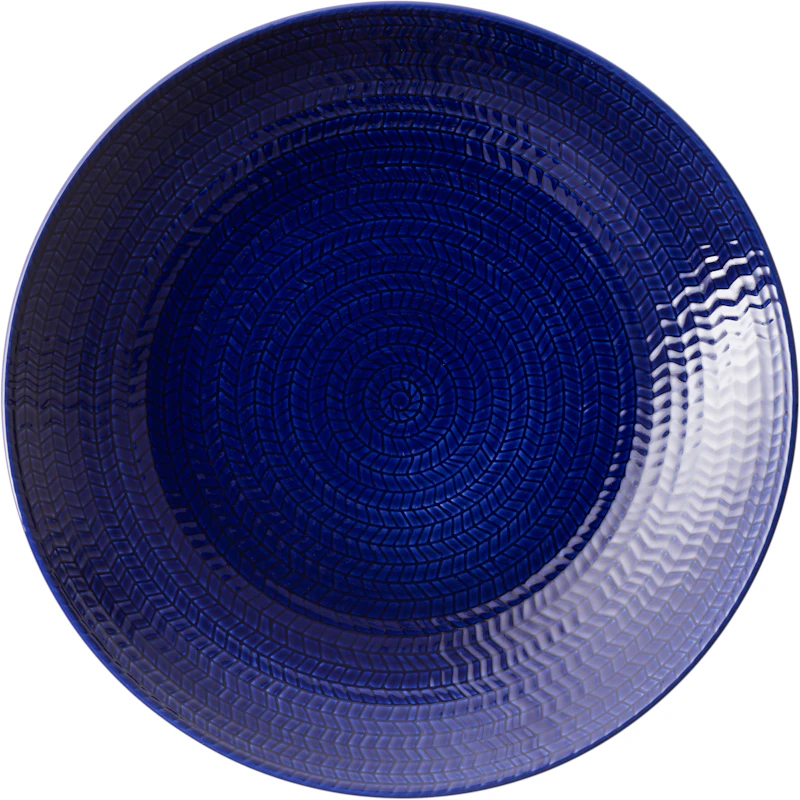Blå Eld Teller 23 cm, Blau