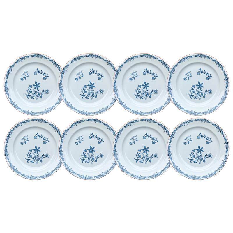 Ostindia Beilagenteller 18 cm, 8-er Set