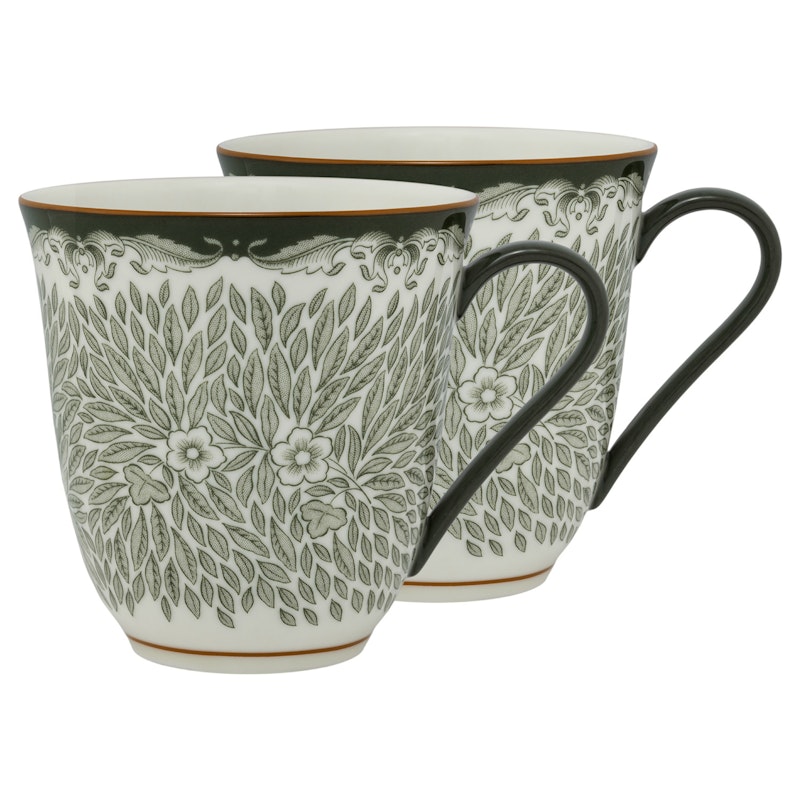 Ostindia Floris Tasse 30 cl 2-er Set, Grün