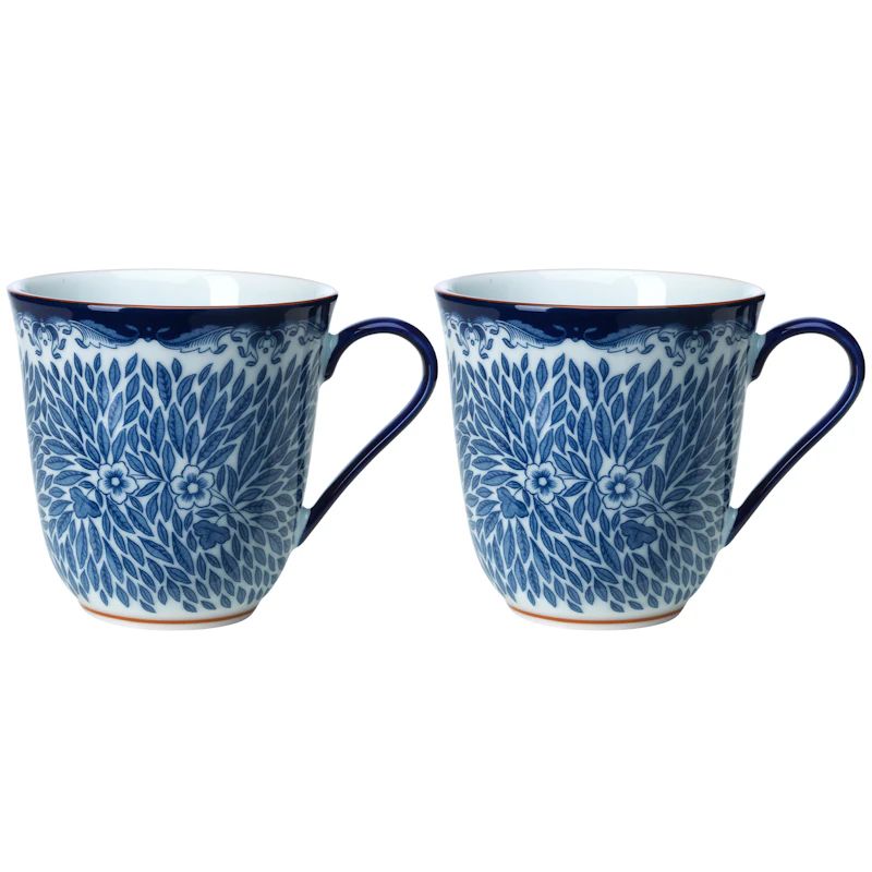 Ostindia Floris Tasse 30 cl 2-er Set, Blau