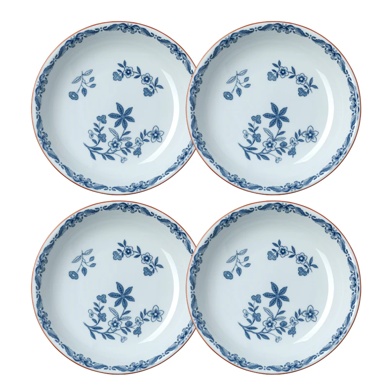 Ostindia Tiefer Teller 22 cm, 4-er Set
