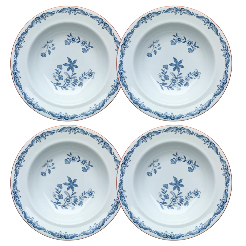 Ostindia Tiefer Teller 24 cm, 4-er Set