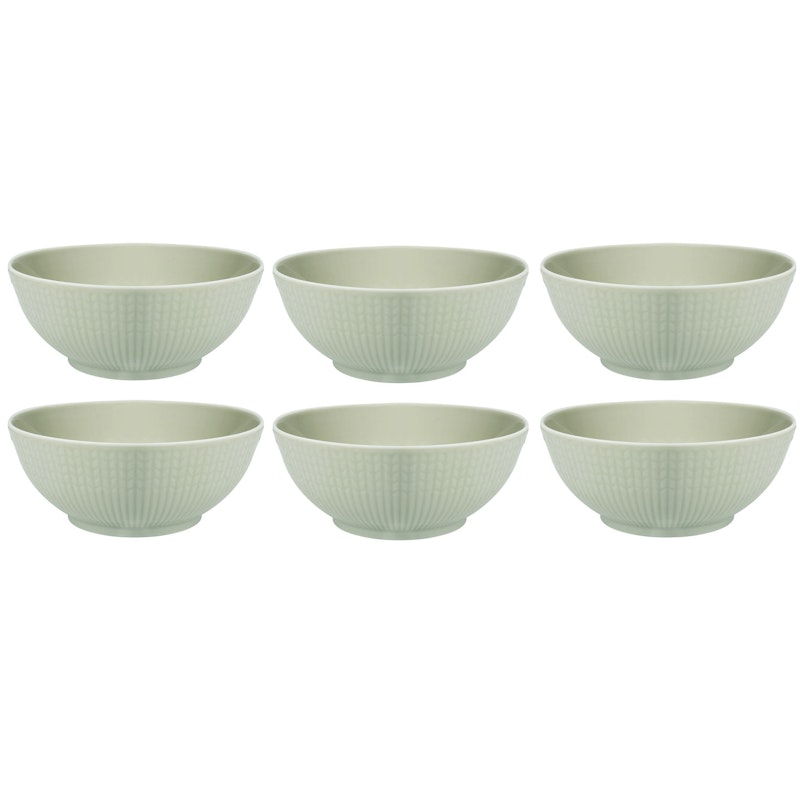 Swedish Grace Schüssel 30 cl 6-er Set, Meadow (Light Green)