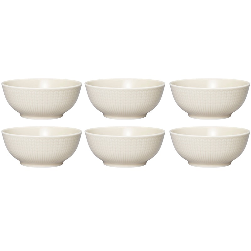 Swedish Grace Schüssel 30 cl 6-er Set, Oat (Beige)