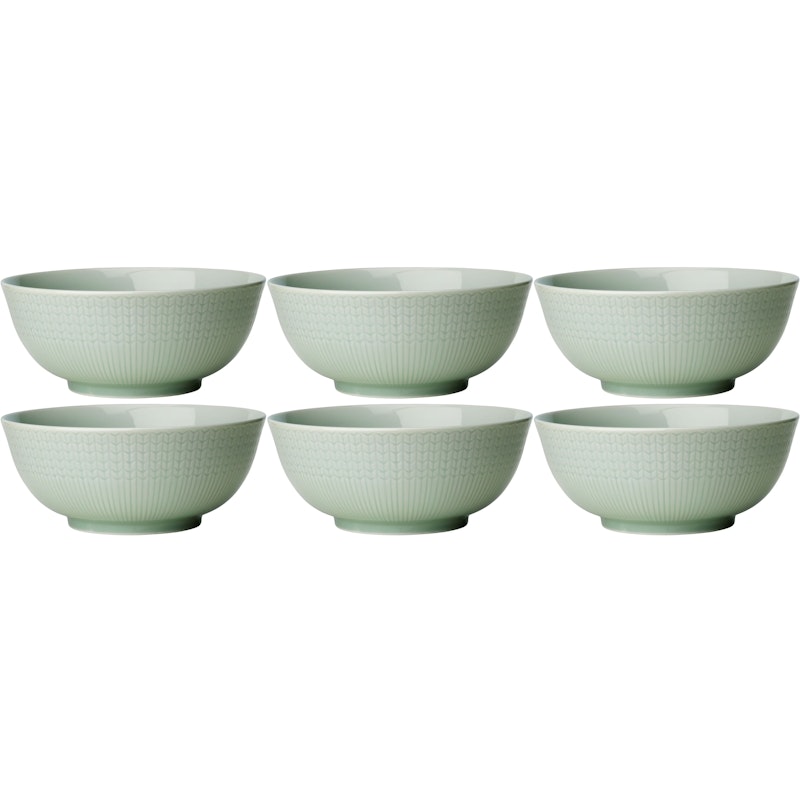 Swedish Grace Schüssel 60 cl 6-er Set, Meadow (Light Green)