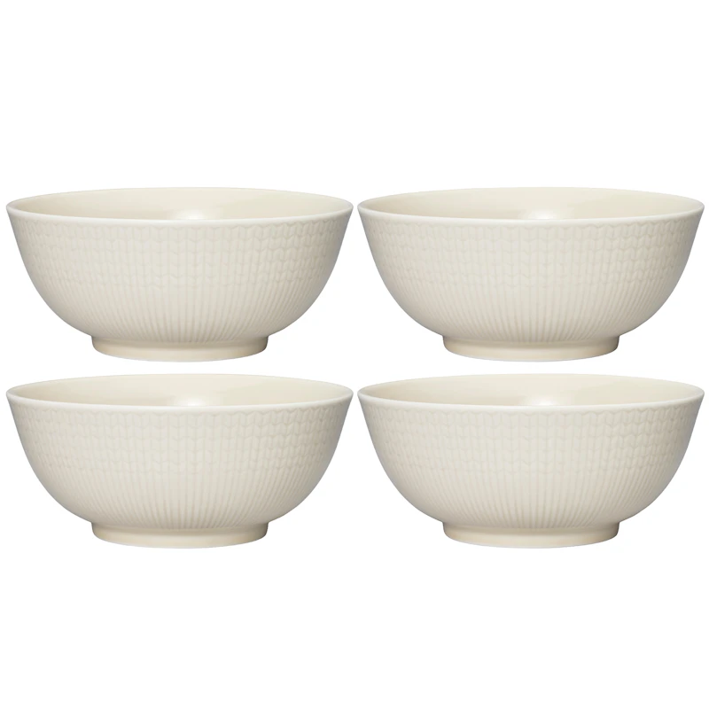 Swedish Grace Schüssel 60 cl 4-er Set, Hafer
