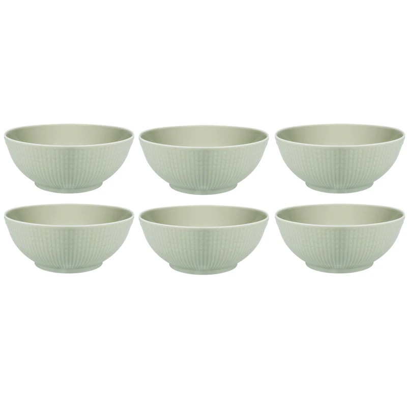 Swedish Grace Schüssel 30 cl 6-er Set, Meadow (Light Green)