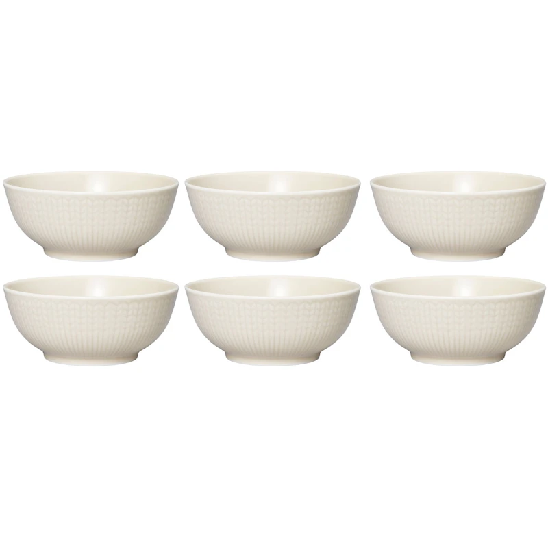 Swedish Grace Schüssel 30 cl 6-er Set, Oat (Beige)