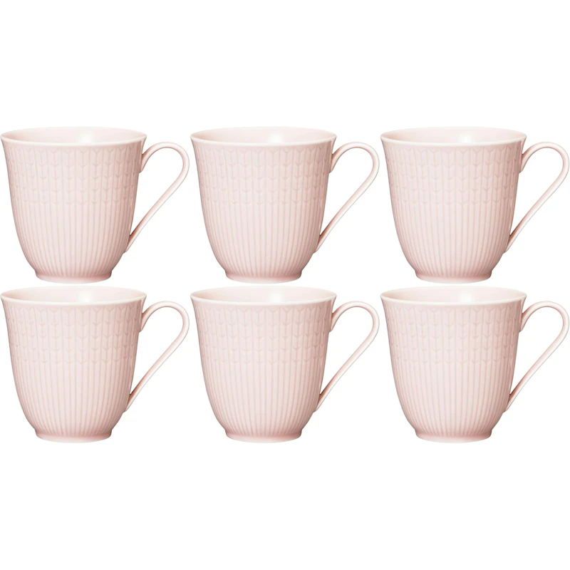 Swedish Grace Tasse 30 cl 6-er Set, Rose (Pink)