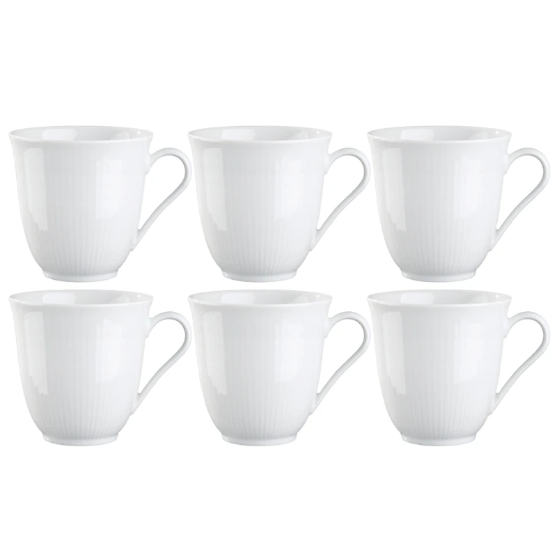 Swedish Grace Tasse 30 cl 6-er Set, Schneefarben