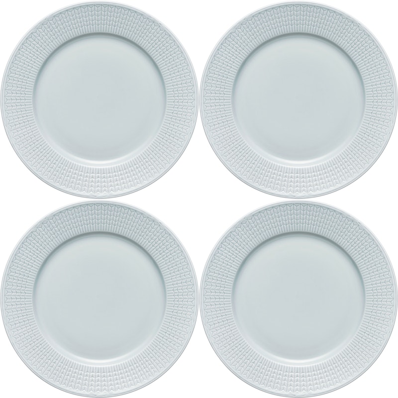 Swedish Grace Plates 27 cm 4-pack, Ice