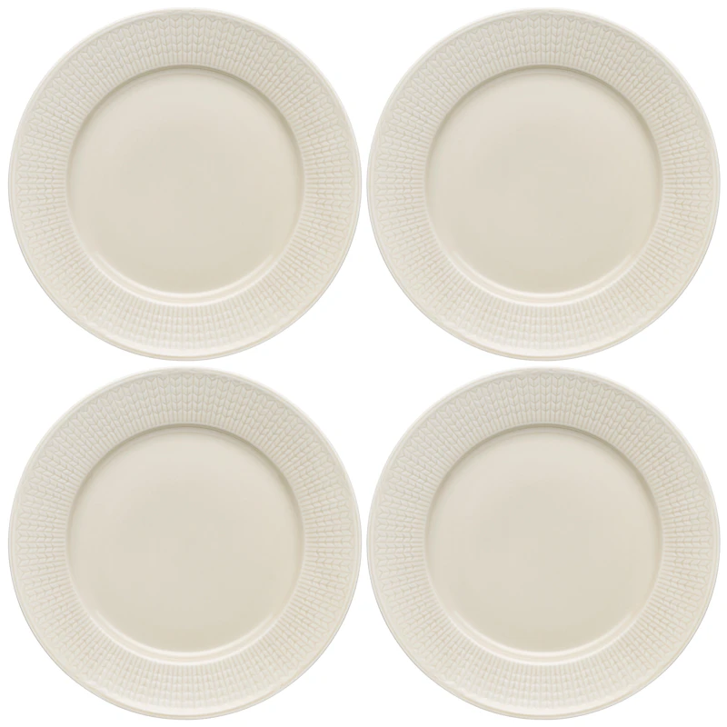 Swedish Grace Teller 27 cm 4-er Set, Hafer