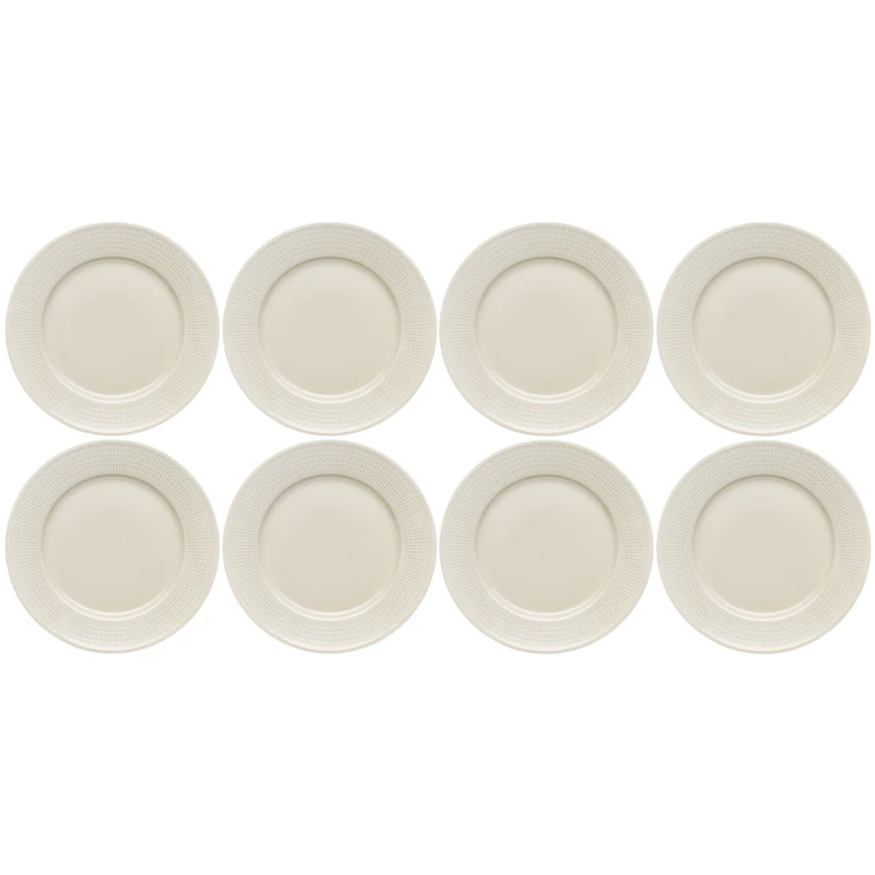 Swedish Grace Teller 27 cm 8-er Set, Hafer