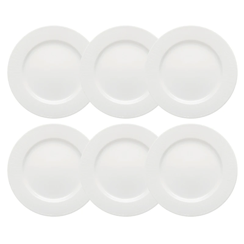 Swedish Grace Teller Ø 27 cm, Schnee /6er-Pack