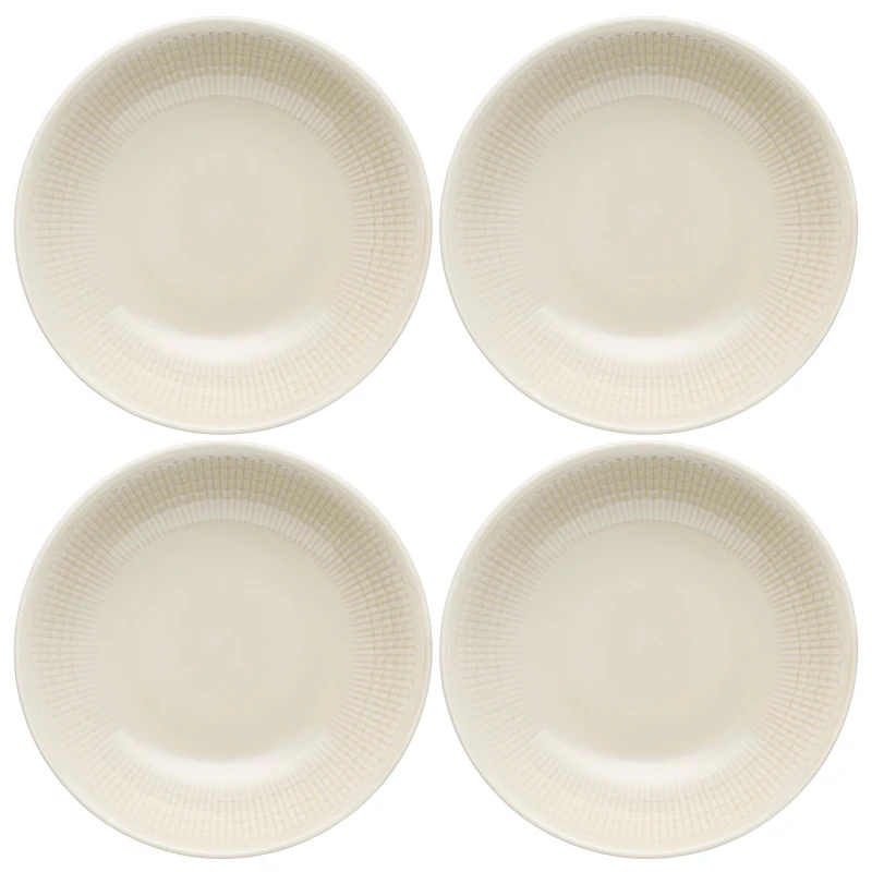 Swedish Grace Tiefer Teller 19 cm 4-er Set, Hafer