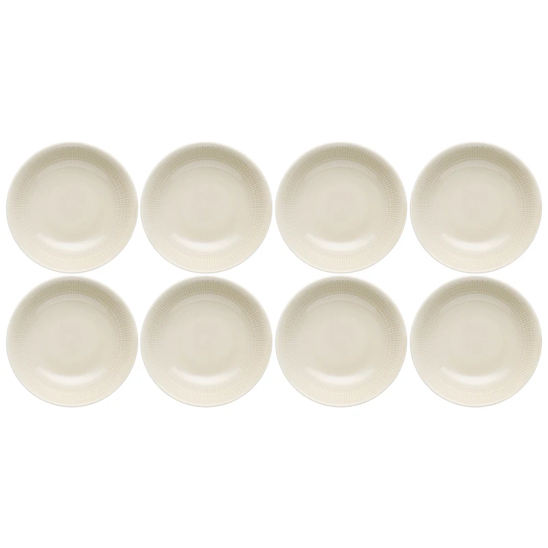 Swedish Grace Tiefer Teller 19 cm 8-er Set, Hafer