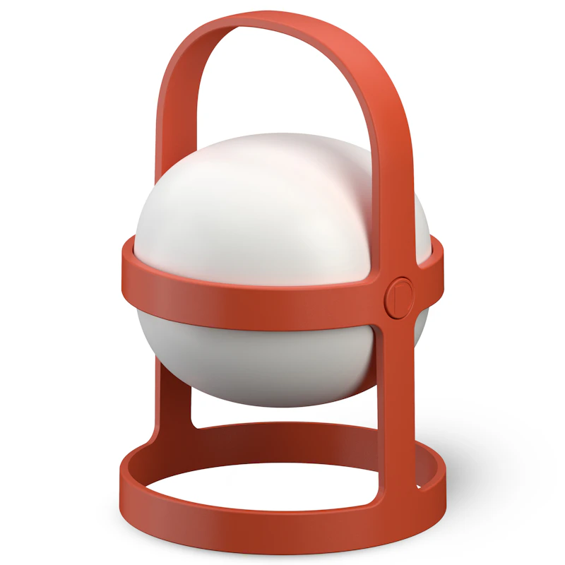 Soft Spot Solar Circular Lampe Tragbar 18,5 cm, Terracotta