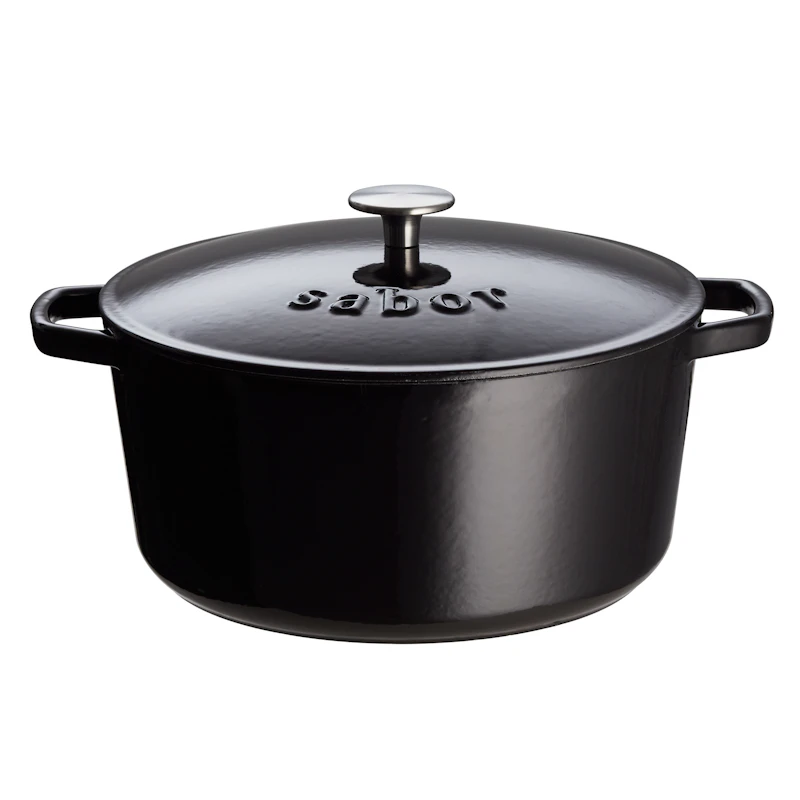 Classic Gusseisentopf 4,4 L, Schwarz