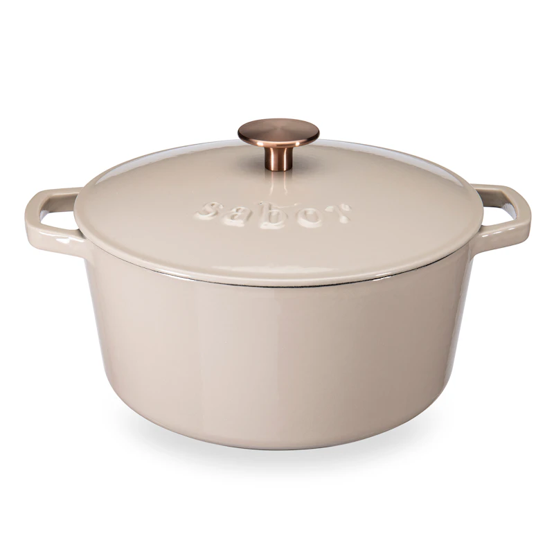 Classic Gusseisentopf 4,4 L, Warmes Grau