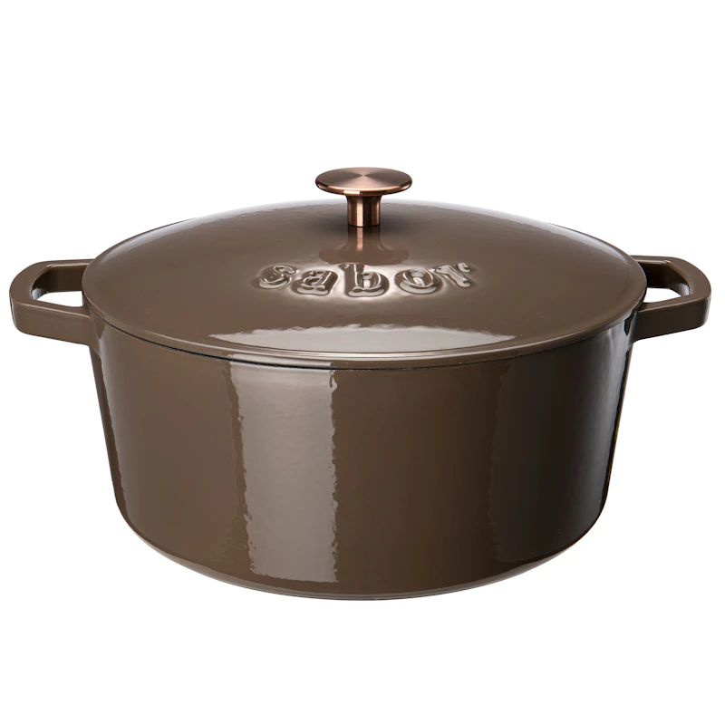 Classic Gusseisentopf 6,7 L, Maghogany