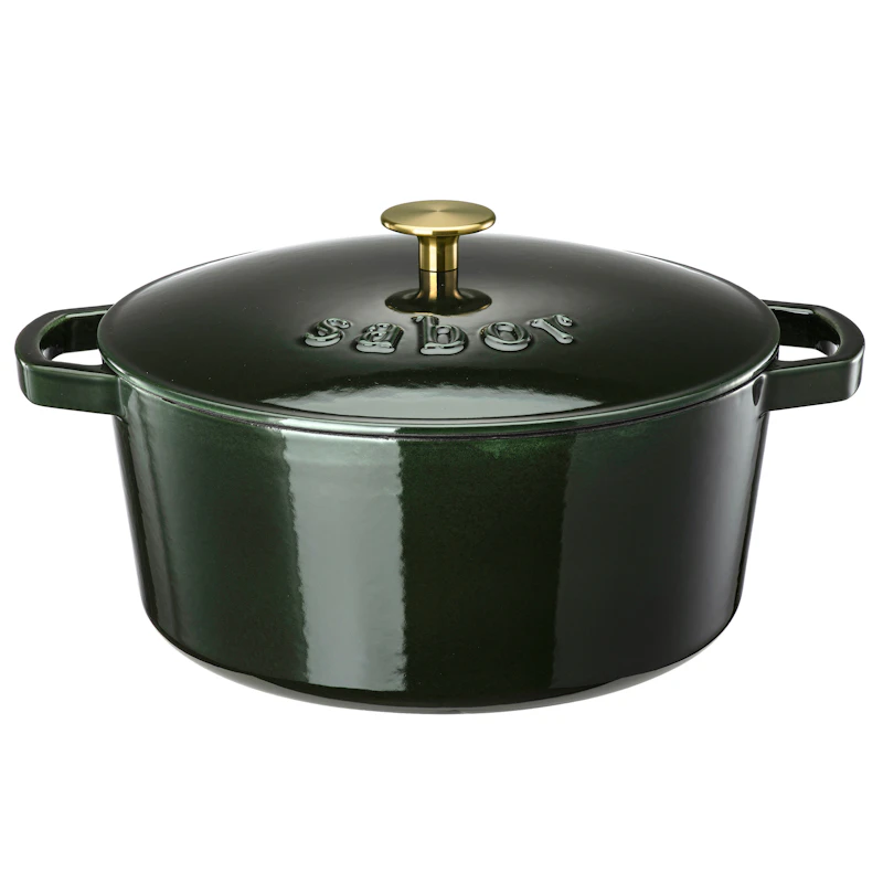 Classic Gusseisentopf 6,7 L, Shiny Green