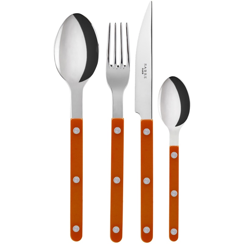 Bistrot Besteck-Set 24 Teile, Orange