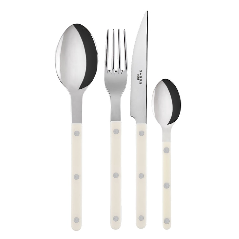 Besteck-Set 24 Teile Bistrot Ivory Sabre Paris