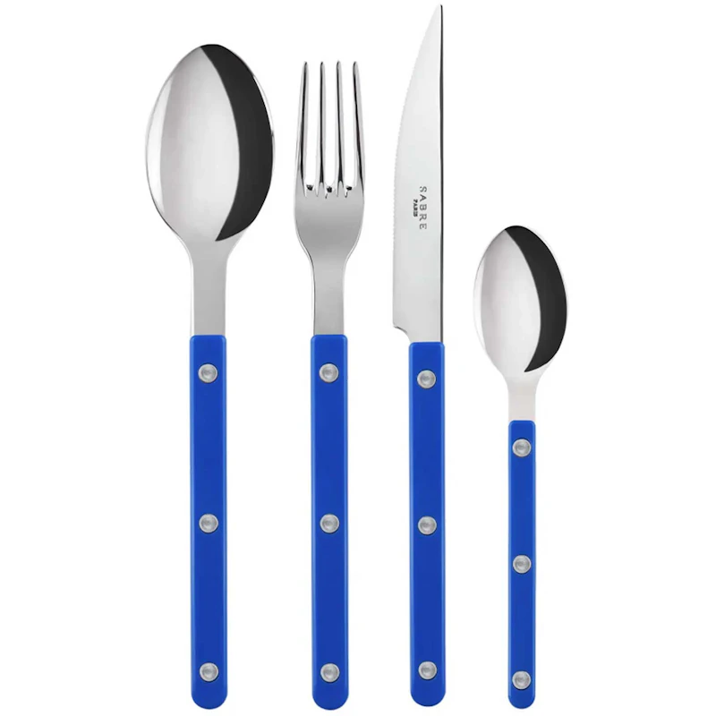 Bistrot Besteck-Set 4 Teile, Lapis Blue