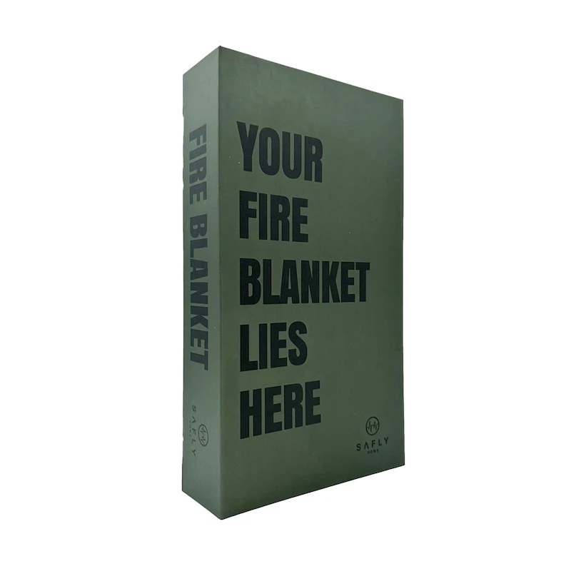 Feuerlöschdecke 120x120 cm, Grün